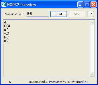 Nod32 Passview